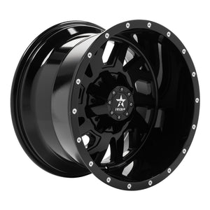 RBP 65R Glock 20x12 5x114.3 BP / 4.75 BS -44mm Offset 78mm CB (Hub Centric) Gloss Black Wheel