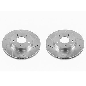 Power Stop 14-16 Mazda 3 Front Evolution Drilled & Slotted Rotors - Pair