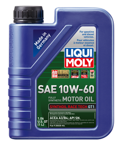 LIQUI MOLY 1L Synthoil Race Tech GT1 Motor Oil SAE 10W60