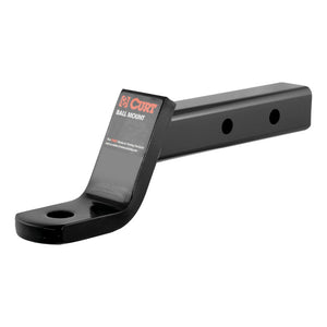 Curt Dual-Length Ball Mount (2in Shank 7500lbs 4in Drop 8-1/8in or 11-1/8in Long)