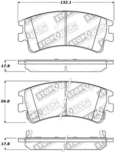 StopTech Street Touring Brake Pads