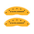 MGP 4 Caliper Covers Engraved Front & Rear Explorer Yellow Finish Black Char 2006 Ford Explorer