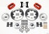 Wilwood Forged Dynalite Front Kit 12.19in Red 82-92 Camaro//Firebird