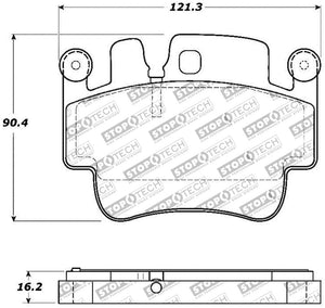 StopTech Performance 00-07 Porsche Boxster S / 06-07 Cayman / 99-05 911 Carrera Front Brake Pads