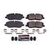 Power Stop 05-09 Land Rover LR3 Front Z23 Evolution Sport Brake Pads w/Hardware