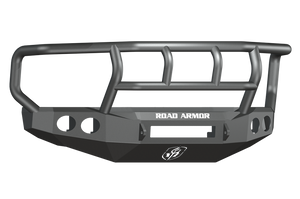 Road Armor 08-10 Ford F-250 Stealth Front Bumper Titan II GuardWide Flare - Tex Blk