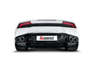 Akrapovic 16-16 Lamborghini Huracan LP 580-2 Coupe/Spyder Slip-On Line (Titanium) w/ Carbon Tips