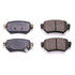 Power Stop 16-19 Mazda 6 Rear Z17 Evolution Ceramic Brake Pads w/Hardware