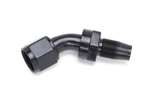 Russell Performance -8 AN 45 Degree Hose End Without Socket - Polished and Black