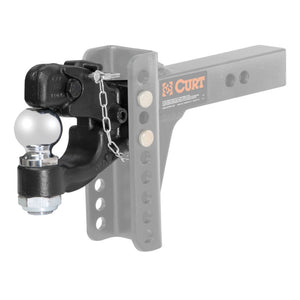 Curt Replacement Channel Mount Ball & Pintle Combination (2in Ball 10000lbs)