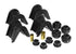 Prothane 66-79 Ford Trucks 14-Piece Bushing Set - 7deg Offset - Black