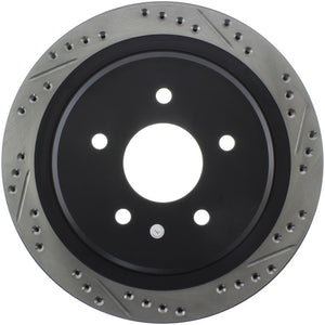 StopTech 97-10 Chevy Corvette Slotted & Drilled Rear Left Rotor