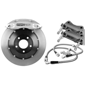 StopTech 08-13 BMW M3/11-12 1M Coupe Front BBK w/ Black ST-60 Calipers Drilled 380x35mm Rotor