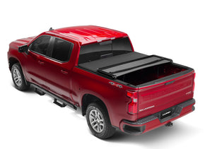 Lund 99-07 Chevy Silverado 1500 (8ft. Bed) Genesis Elite Tri-Fold Tonneau Cover - Black