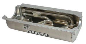 Moroso Pre-85 Chevrolet Small Block (w/Three Pick Ups) Sprint Car Dry Sump 6.5in Aluminum Oil Pan