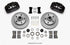 Wilwood Forged Dynalite Front Kit 11.72in 1 PC Rotor&Hub Ford F100 1948-1956