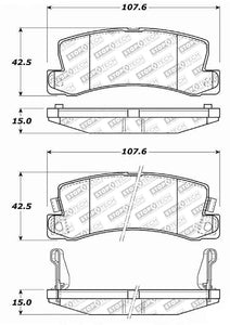 StopTech Street Select Brake Pads - Front