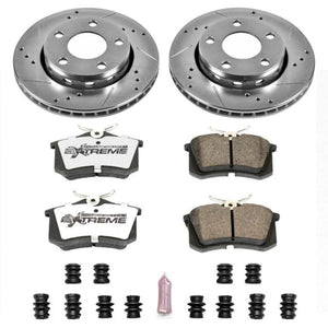 Power Stop 00-02 Audi S4 Rear Z26 Street Warrior Brake Kit