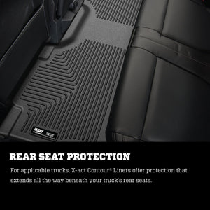 Husky Liners 20-23 Mercedes-Benz GLS450/GLE450/GLE63 AMG S X-Act Contour Black Floor Liners