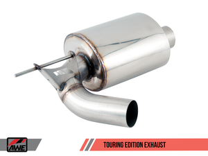 AWE Tuning BMW F22 M235i / M240i Touring Edition Axle-Back Exhaust - Chrome Silver Tips (90mm)