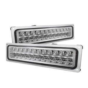 Xtune Chevy C10 88-98 LED Bumper Lights Chrome CPL-CCK94-LED-C