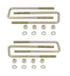 MaxTrac Rear U-Bolts for 2in Lift Blocks - 10.00in x 2.625in x 9/16in - Set of 4