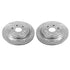 Power Stop 10-16 Cadillac SRX Rear Evolution Drilled & Slotted Rotors - Pair