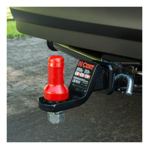 Curt Switch Ball Shank Cover (Fits 1-1/8in Neck Red Rubber Packaged)