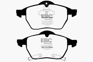 EBC 98 Saab 9-3 2.0 Turbo Yellowstuff Front Brake Pads