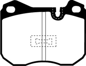 EBC 79-88 Porsche 924 2.0 Turbo Greenstuff Front Brake Pads