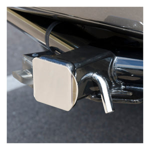 Curt 2in Chrome Plastic Hitch Tube Cover