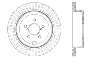 StopTech Slotted & Drilled Sport Brake Rotor