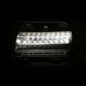 ANZO 18-19 Jeep Wrangler JL LED Chrome Clear w/ Sequential Signal