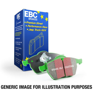 EBC 00 Volkswagen Eurovan 2.8 (ATE) with Wear Leads Greenstuff Front Brake Pads