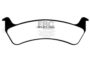 EBC 92-94 Jeep Grand Cherokee 4.0 Ultimax2 Rear Brake Pads