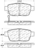 StopTech 06-14 Honda Ridgeline Street Select Rear Brake Pads
