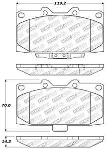 StopTech Performance 06-07 Subaru Impreza WRX/WRX STi Front Brake Pads