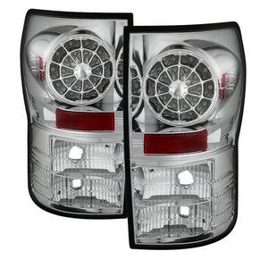 Spyder Toyota Tundra 07-13 LED Tail lights Chrome ALT-YD-TTU07-LED-C