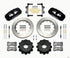 Wilwood AERO4 Rear Kit 14.00 2007-2011 BMW E90 Series w/Lines