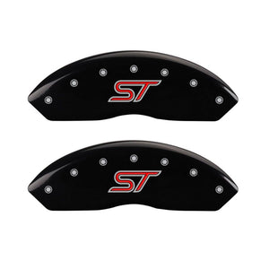 MGP 4 Caliper Covers Engraved Front & Rear ST Black finish silver ch