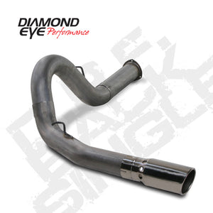 Diamond Eye KIT 5in DPF-BACK SGL SS 07.5-08 CHEVY 6 6L 2500/3500 PCKGD BX46X14X14OD EL-PL