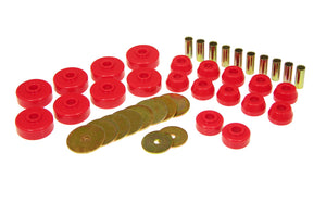 Prothane 84-88 Toyota 4Runner Body Mount Kit - Red