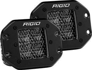 Rigid Industries D Series PRO Midnight Edition - Spot - Diffused - Pair