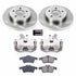 Power Stop 12-18 Ford Focus Rear Autospecialty Brake Kit w/Calipers