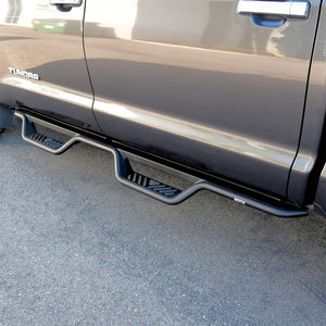 Westin 07-21 Toyota Tundra CrewMax Outlaw Drop Nerf Step Bars - Black