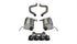 Corsa 2017-2019 Chevy Corvette Z06 3in Axle Back Exhaust Black Quad 4.5in Tip (Xtreme)