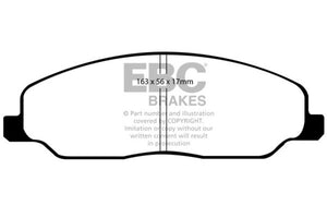 EBC 05-10 Ford Mustang 4.0 Greenstuff Front Brake Pads