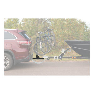 Curt Towable Bike Rack Shank (2in Shank 2000lbs 3/4in Ball Hole)