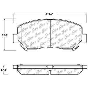 StopTech Street Touring Front Brake Pads 13-14 Dodge Dart/Jeep Cherokee