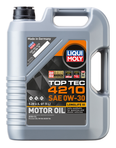 LIQUI MOLY 5L Top Tec 4210 Motor Oil SAE 0W30